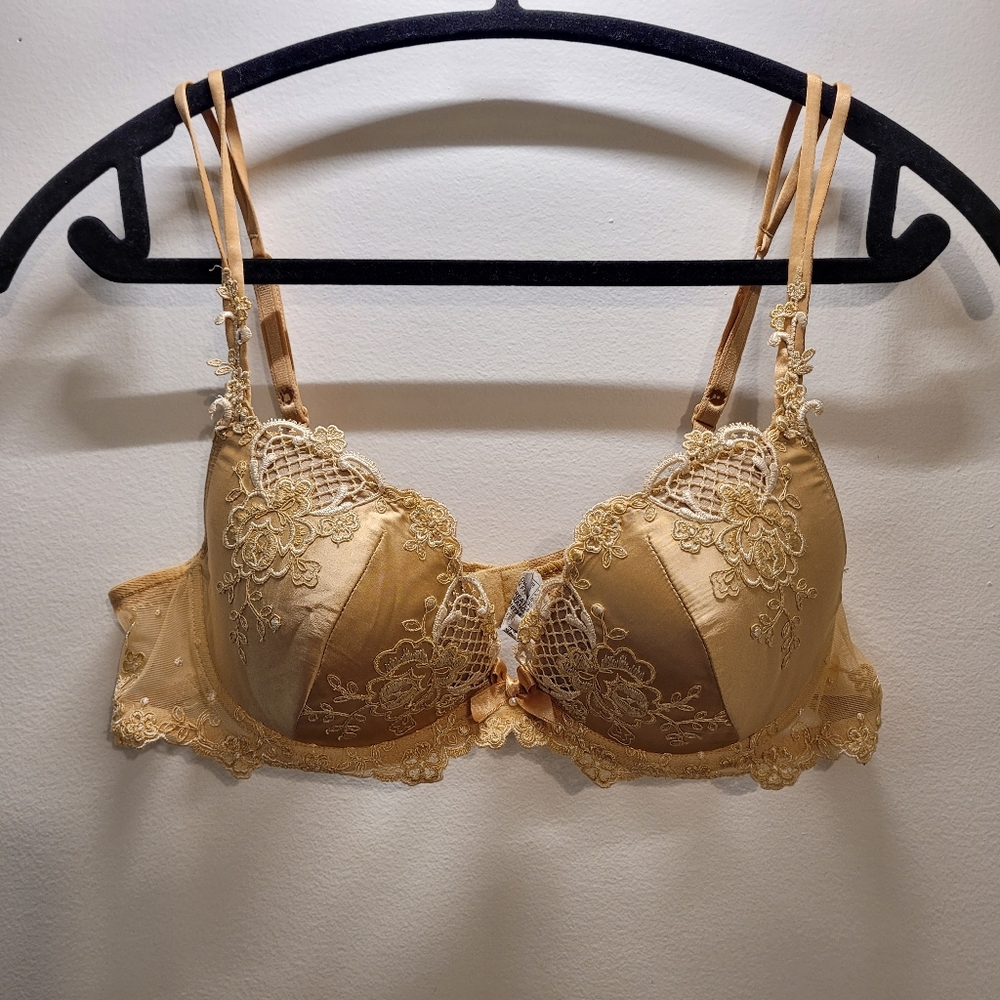 Lise Charmel Vintage Golden Floral Bra - 36b